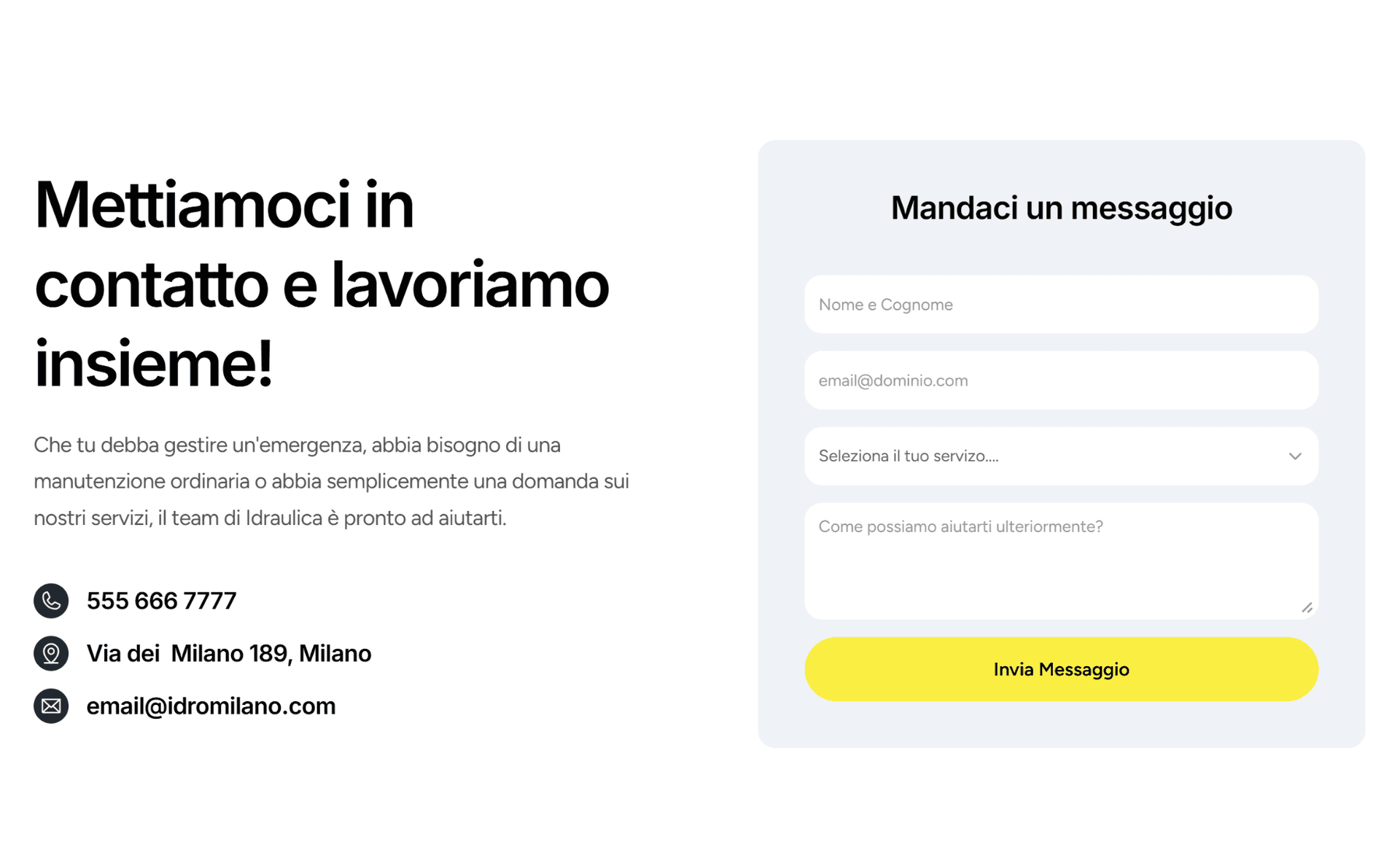 Contact form